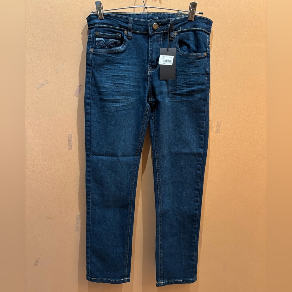 Steves Jeans Teenage Girls Lunny Stretch Denim Slim Fit Jeans Size 14